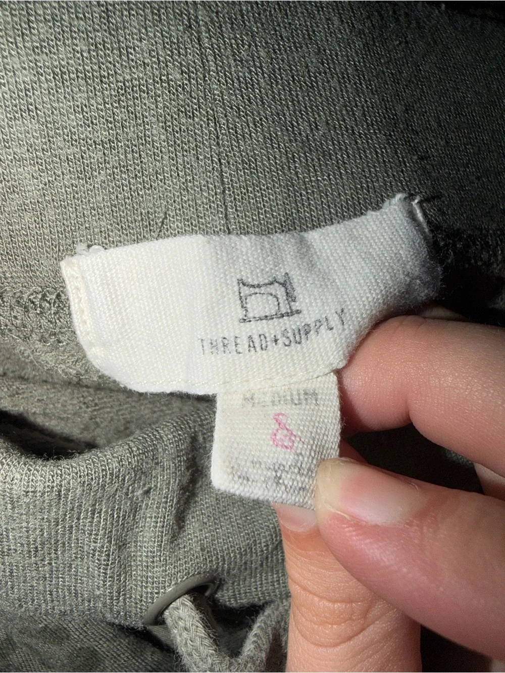 Thread & Supply Gray Leopard-Print Joggers